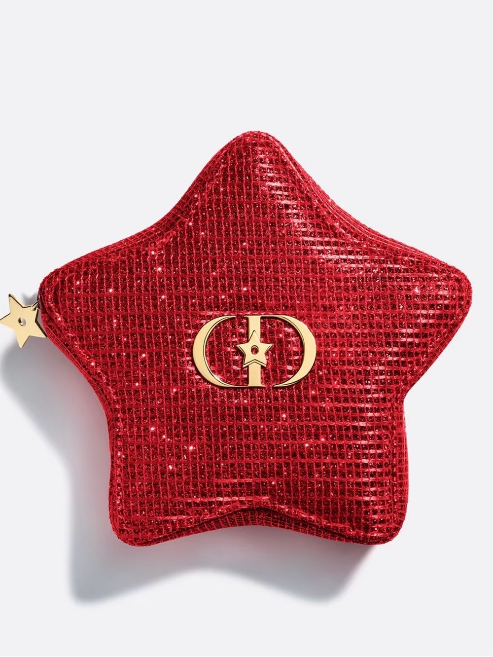 Dior Beauty Star-Shaped Glitter Pouch